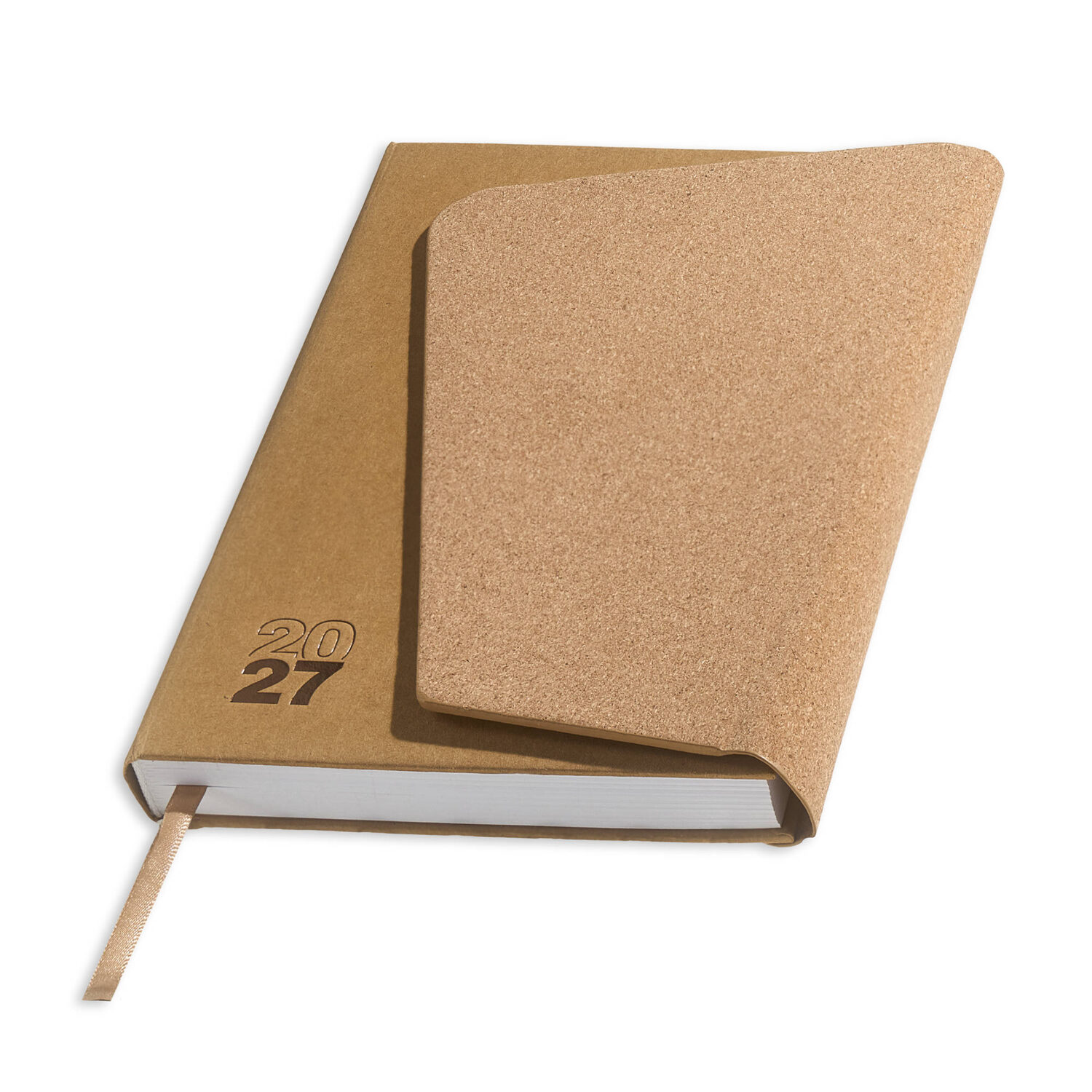 Agenda diária A5 Coruche 1 Agenda diária A5 Coruche Castanho Claro